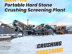 Fabo MCK-115 MOBILE CRUSHING & SCREENING PLANT FOR HARDSTONE | 180-300 TPH